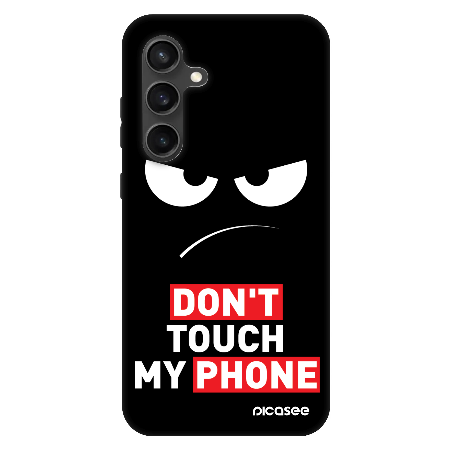 Picasee Fashion Case Samsung Galaxy S24 FE S721B - Angry Eyes - Transparent