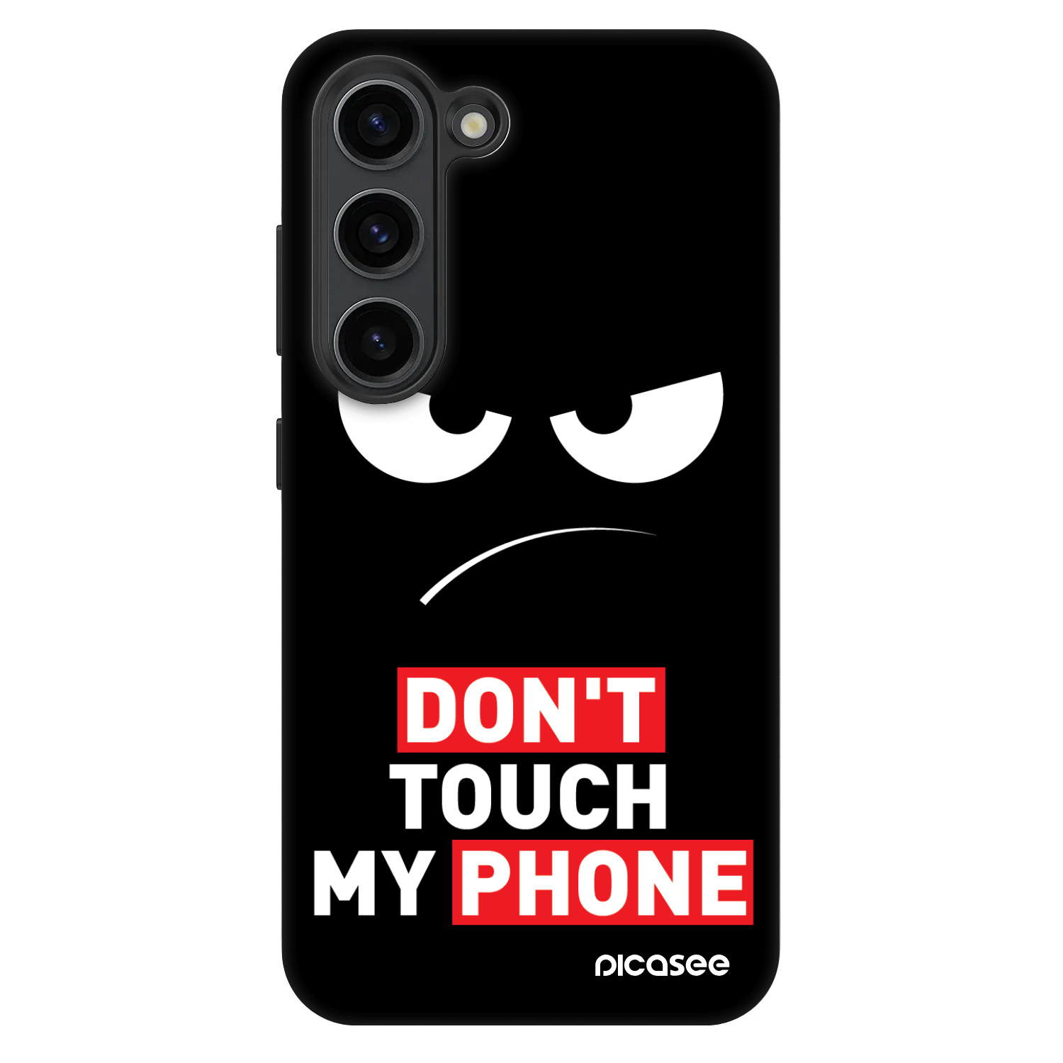 Picasee Fashion Case Samsung Galaxy S23+ 5G - Angry Eyes - Transparent