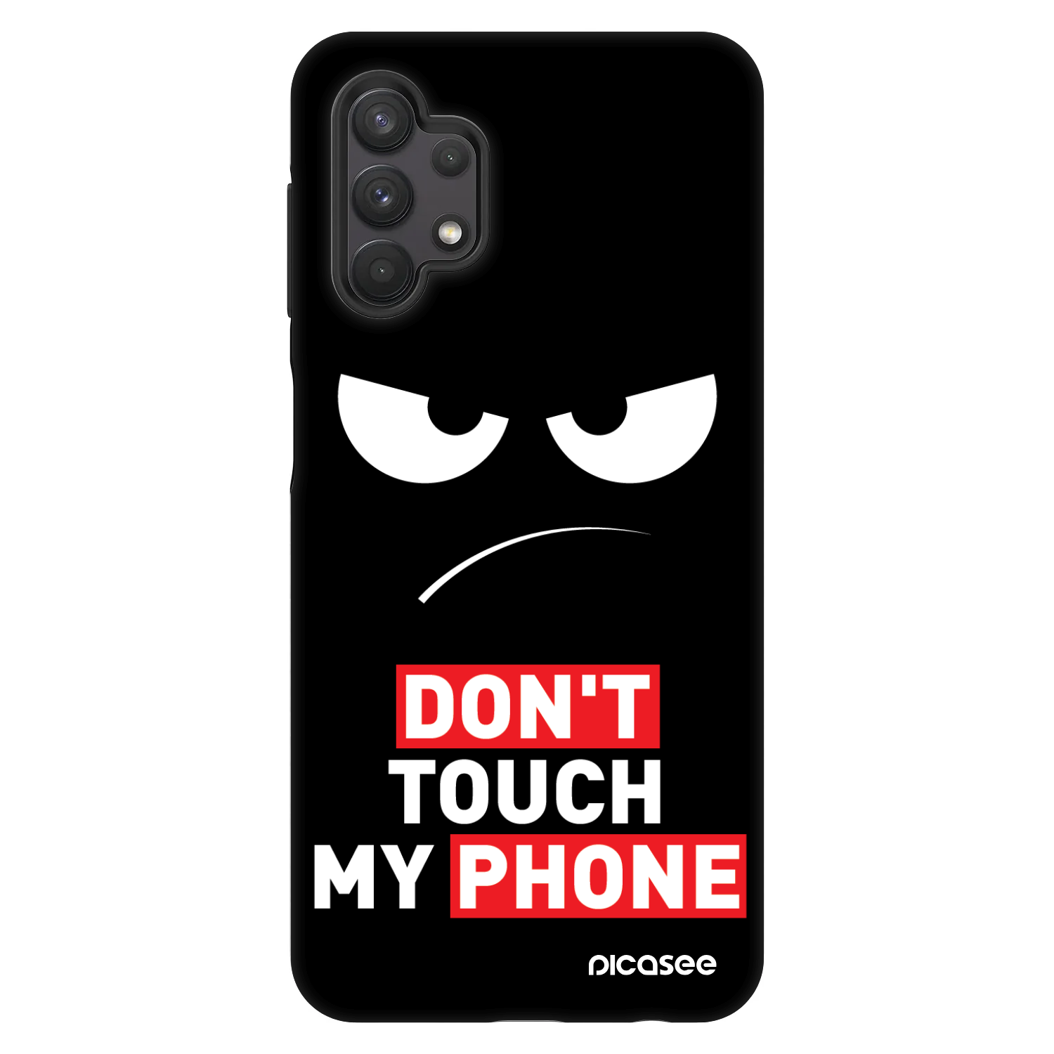 Picasee Fashion Case Samsung Galaxy A32 5G A326B - Angry Eyes - Transparent