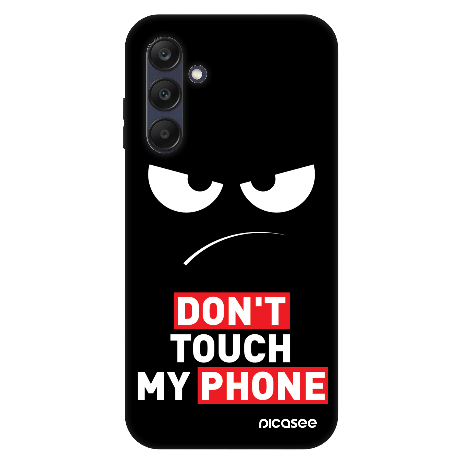 Picasee Fashion Case Samsung Galaxy A25 A256B 5G - Angry Eyes - Transparent