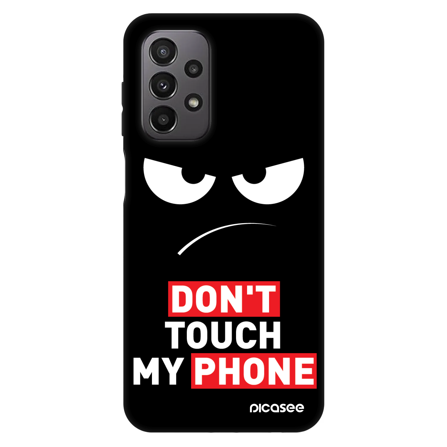 Picasee Fashion Case Samsung Galaxy A23 A236B 5G - Angry Eyes - Transparent
