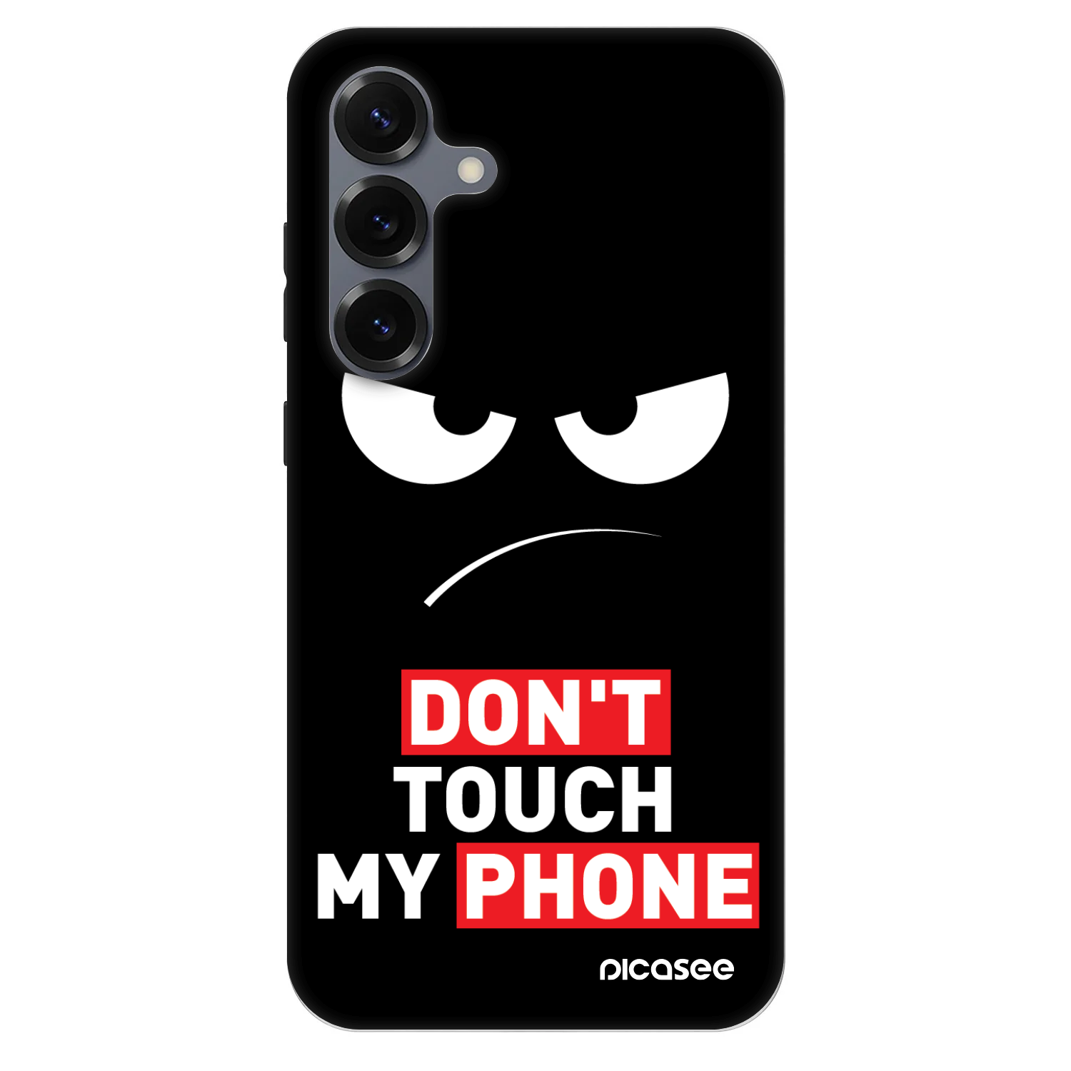 Picasee Fashion Case PowerShare pro Samsung Galaxy S25+ 5G - Angry Eyes - Transparent