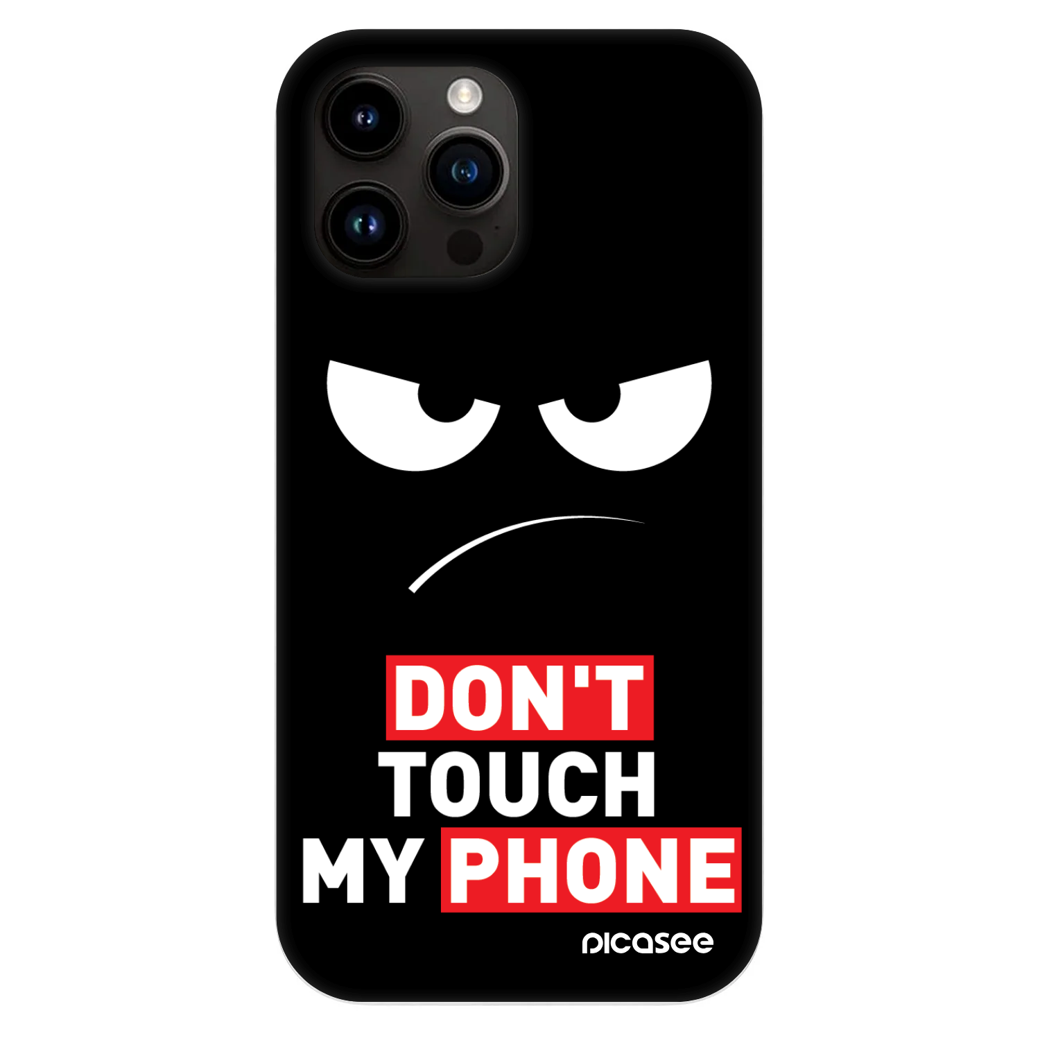 Picasee Fashion Case MagSafe Apple iPhone 13 Pro Max - Angry Eyes - Transparent