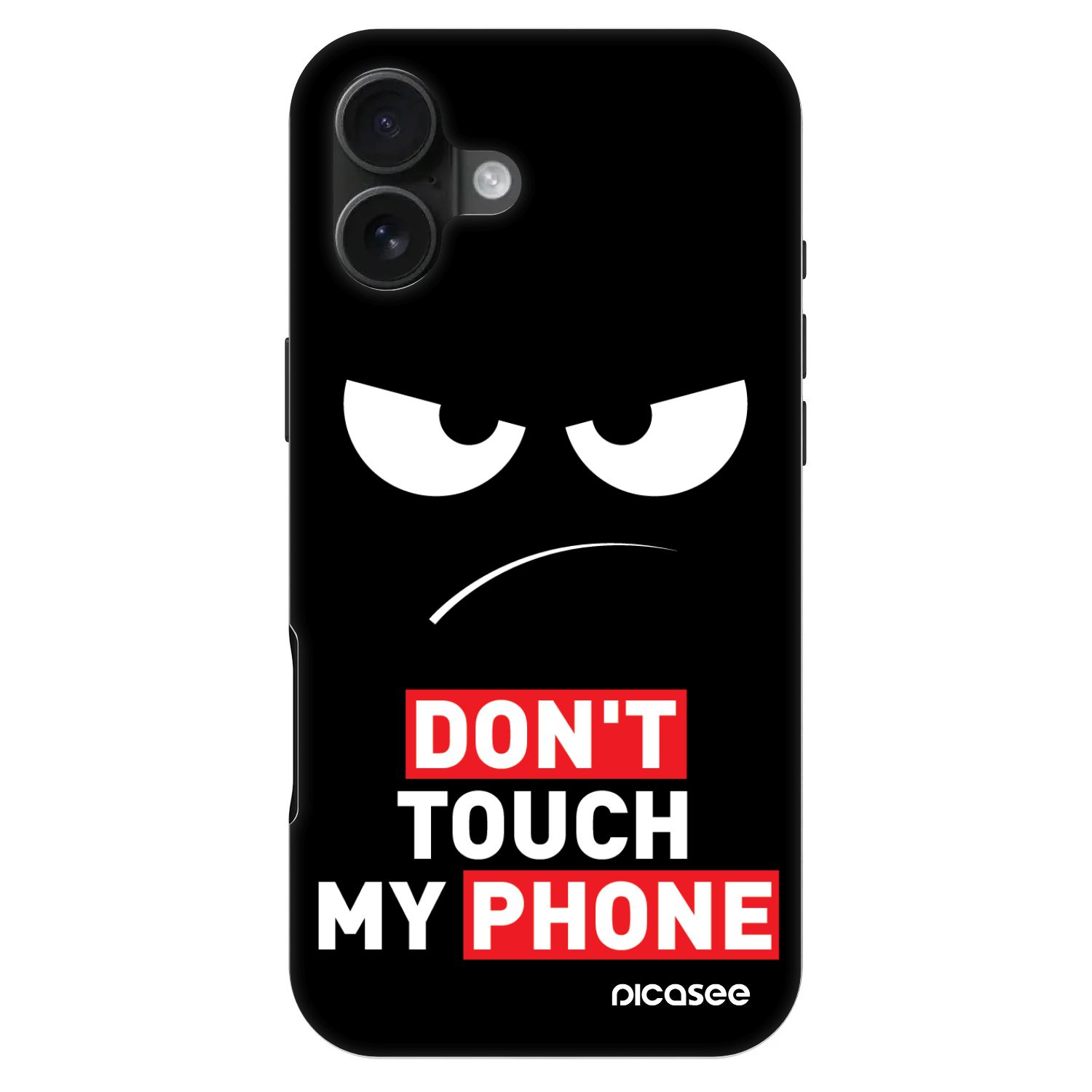 Picasee Fashion Case MagSafe Apple iPhone 16 Plus - Angry Eyes - Transparent