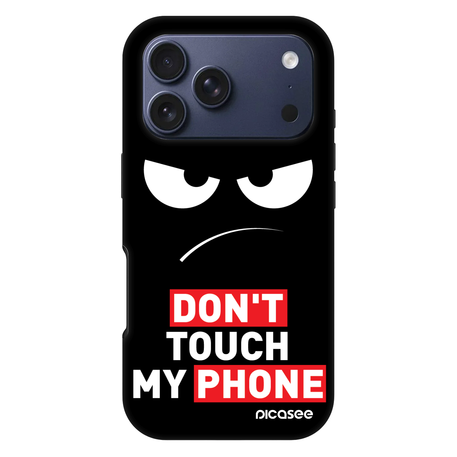 Picasee Fashion Case MagSafe Apple iPhone 17 Pro - Angry Eyes - Transparent