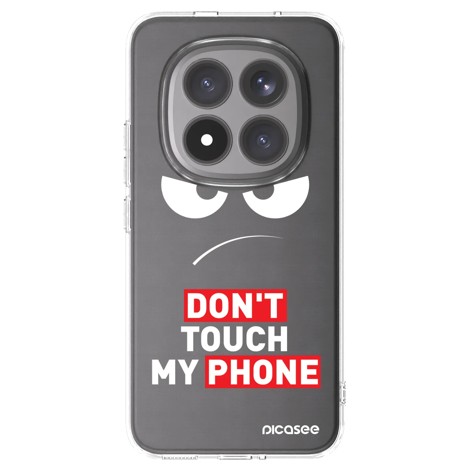 Picasee átlátszó szilikon tok az alábbi mobiltelefonokra Xiaomi Redmi Note 15 Pro+ - Angry Eyes - Transparent