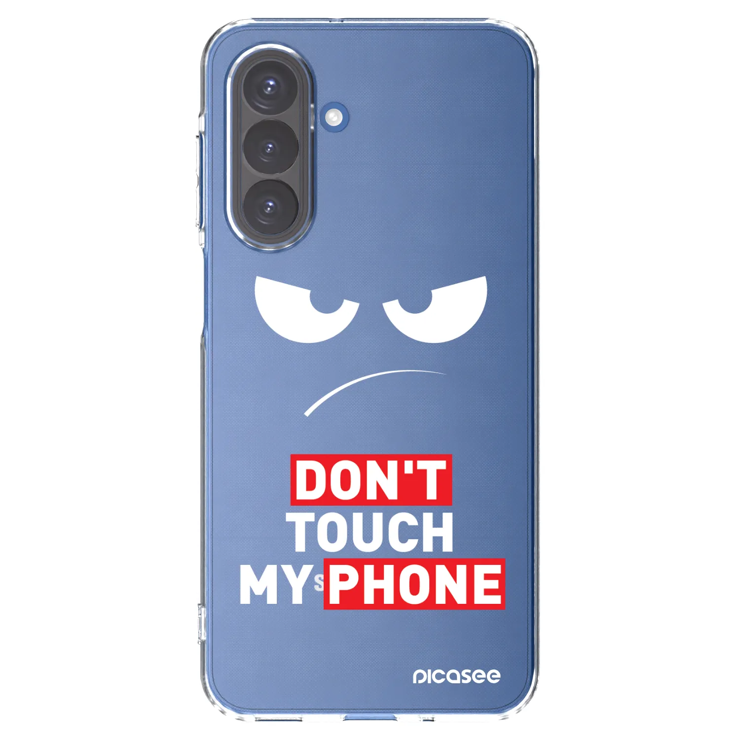Picasee átlátszó szilikon tok az alábbi mobiltelefonokra Samsung Galaxy A17 5G - Angry Eyes - Transparent
