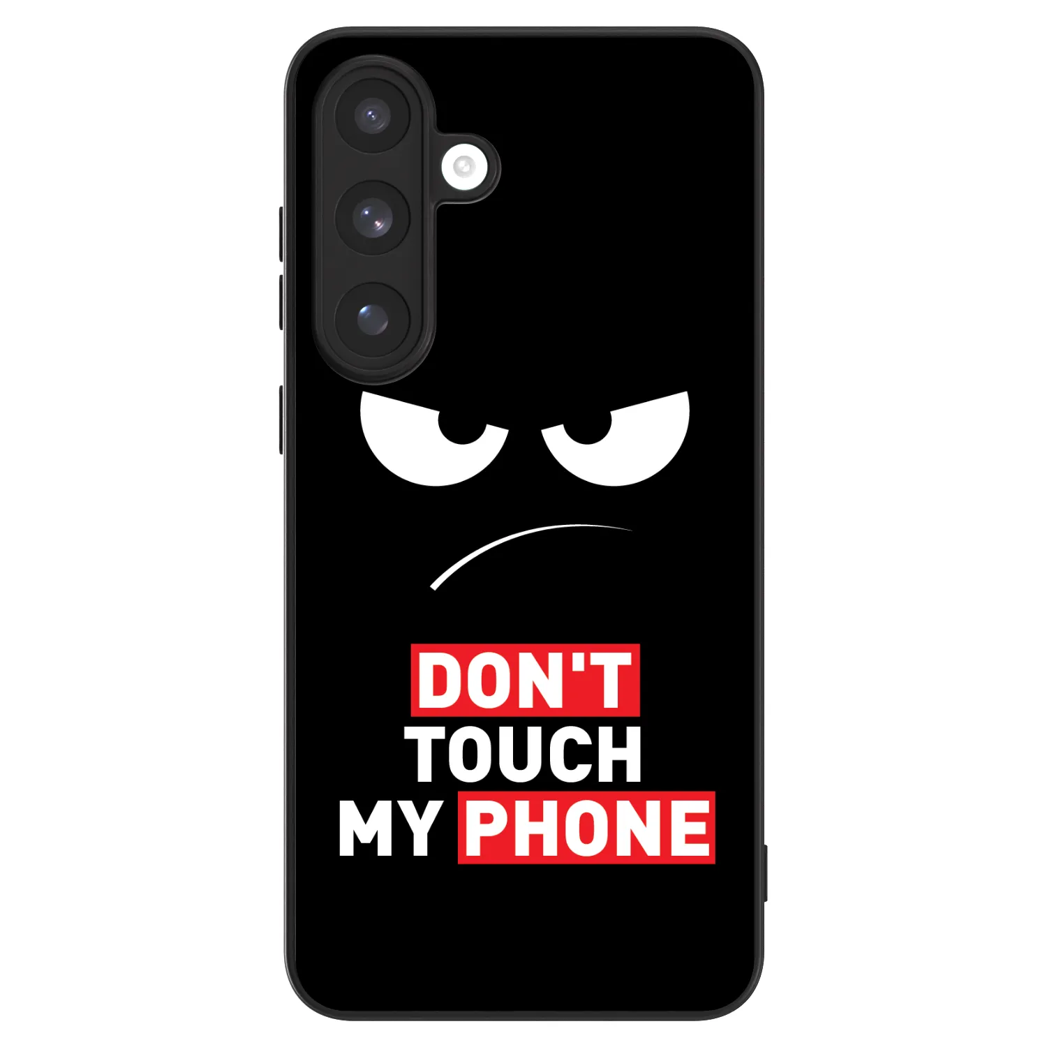 Picasee ULTIMATE CASE Samsung Galaxy S25 FE 5G - készülékre - Angry Eyes - Transparent