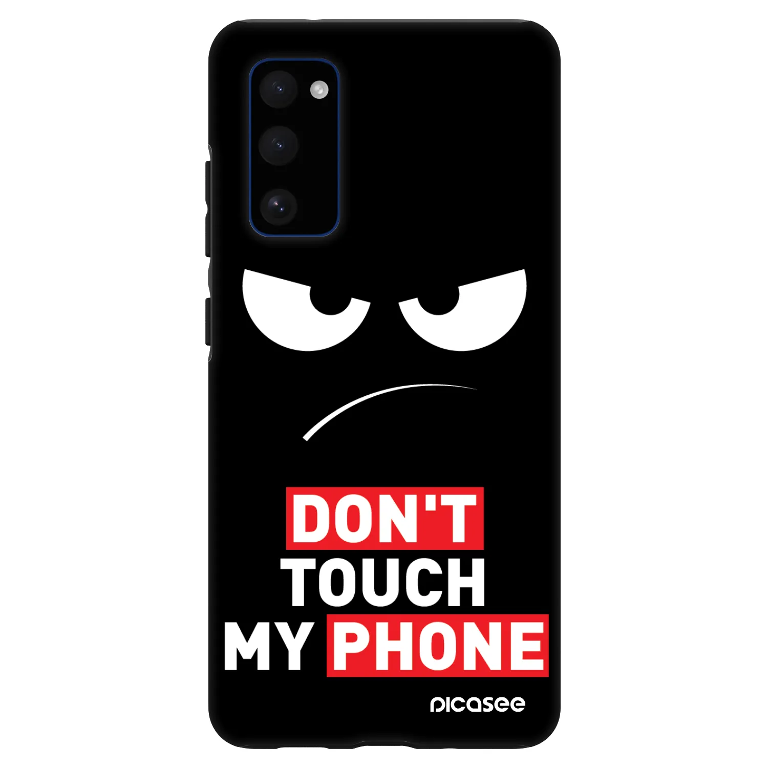 Picasee Fashion Case Samsung Galaxy S20 FE - Angry Eyes - Transparent