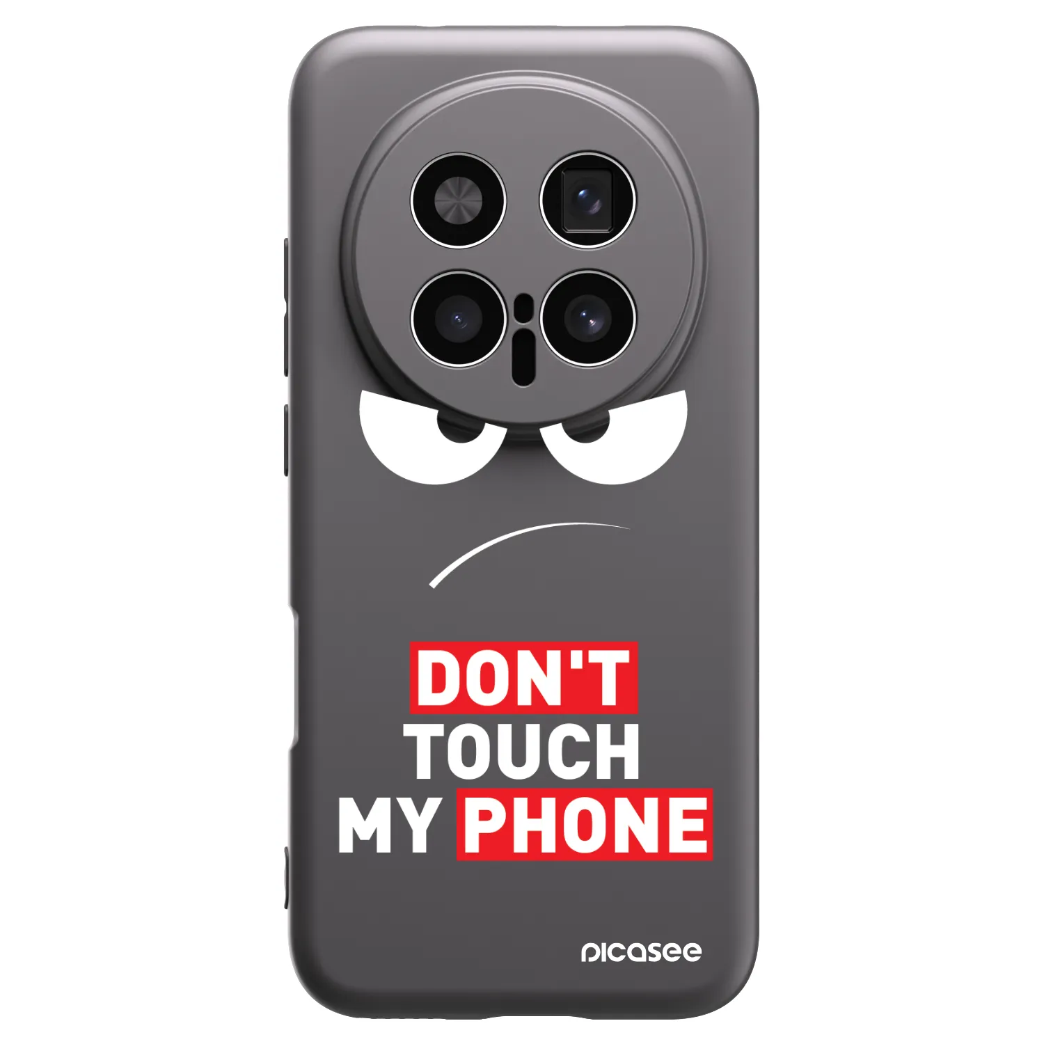 Picasee fekete szilikon tok az alábbi mobiltelefonokra Honor Magic8 Pro 5G - Angry Eyes - Transparent