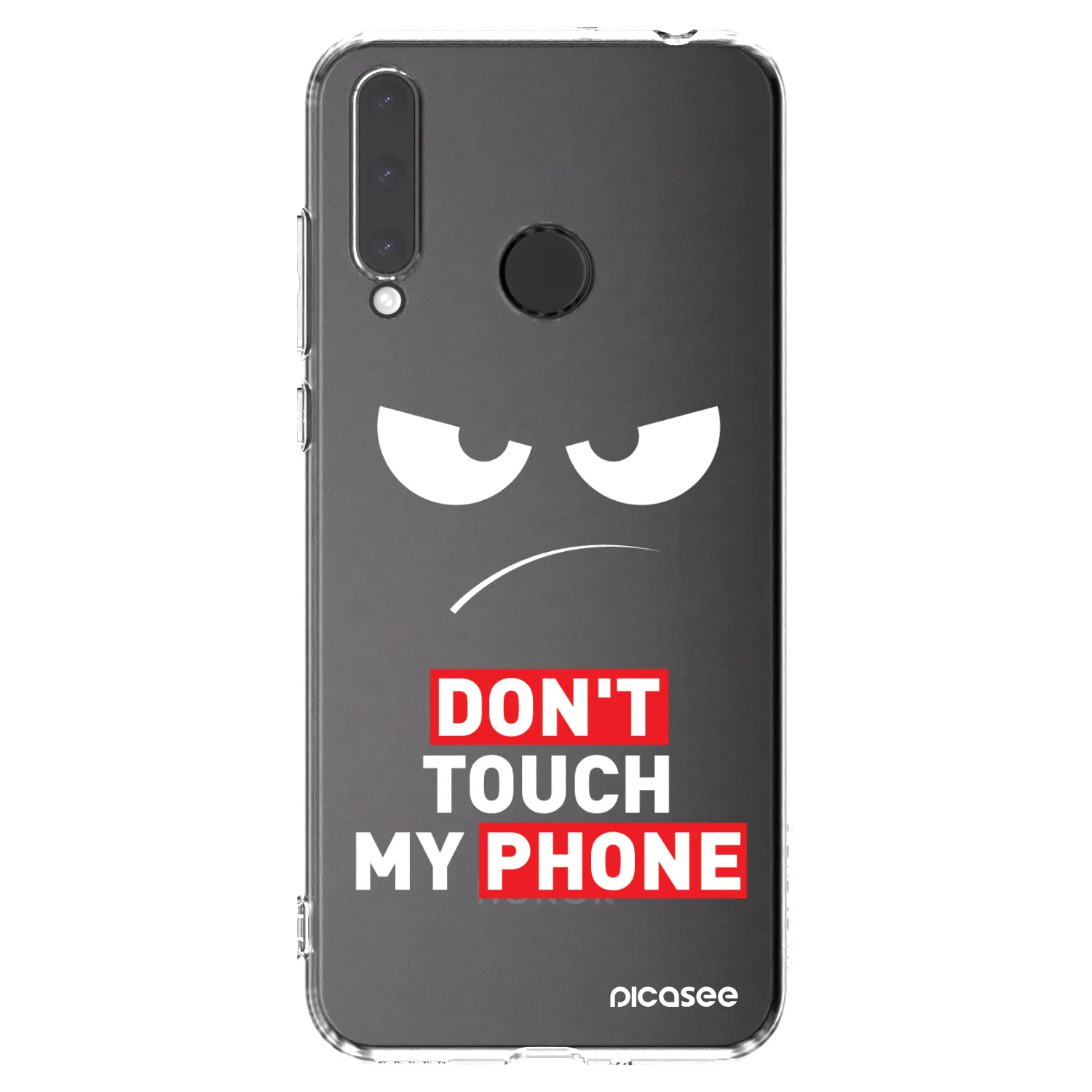 Picasee átlátszó szilikon tok az alábbi mobiltelefonokra Honor 20 Lite - Angry Eyes - Transparent
