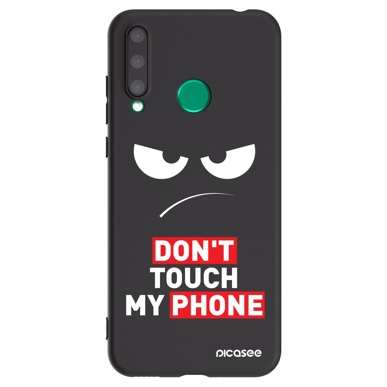 Picasee fekete szilikon tok az alábbi mobiltelefonokra Honor 20 Lite - Angry Eyes - Transparent