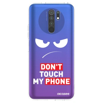 Picasee átlátszó szilikon tok az alábbi mobiltelefonokra Xiaomi Redmi 9 - Angry Eyes - Transparent