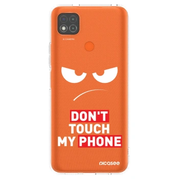 Picasee átlátszó szilikon tok az alábbi mobiltelefonokra Xiaomi Redmi 9C - Angry Eyes - Transparent