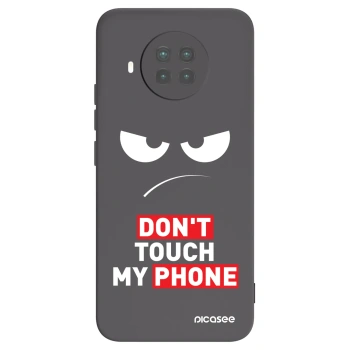 Picasee fekete szilikon tok az alábbi mobiltelefonokra Xiaomi Mi 10T Lite - Angry Eyes - Transparent