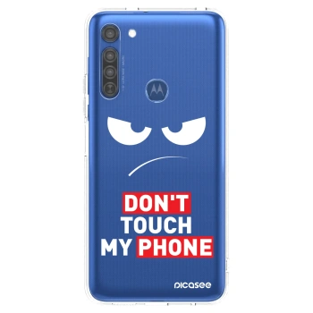 Tok az alábbi mobiltelefonokra Motorola Moto G8 - Angry Eyes - Transparent