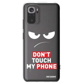 Picasee átlátszó szilikon tok az alábbi mobiltelefonokra Xiaomi Redmi Note 10S - Angry Eyes - Transparent