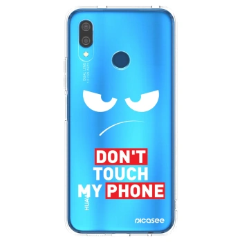 Picasee átlátszó szilikon tok az alábbi mobiltelefonokra Huawei P20 Lite - Angry Eyes - Transparent