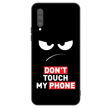 Szilikon tok erre a típusra Samsung Galaxy A50 A505F - Angry Eyes - Transparent