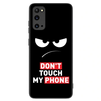 Szilikon tok erre a típusra Samsung Galaxy S20 G980F - Angry Eyes - Transparent