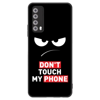 Szilikon tok erre a típusra Huawei P Smart 2021 - Angry Eyes - Transparent