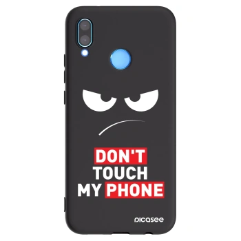 Picasee fekete szilikon tok az alábbi mobiltelefonokra Huawei P20 Lite - Angry Eyes - Transparent
