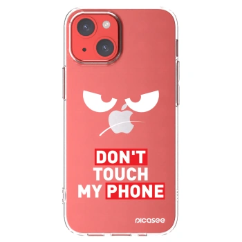Picasee átlátszó szilikon tok az alábbi mobiltelefonokra Apple iPhone 13 mini - Angry Eyes - Transparent
