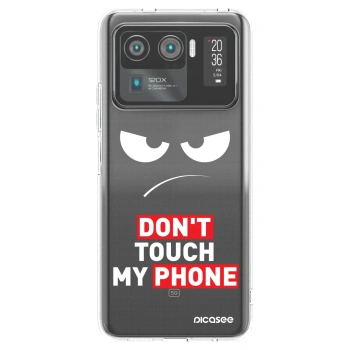 Picasee átlátszó szilikon tok az alábbi mobiltelefonokra Xiaomi Mi 11 Ultra - Angry Eyes - Transparent