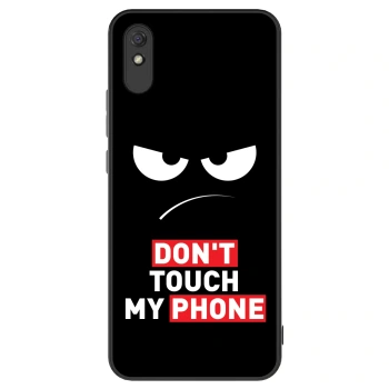 Szilikon tok erre a típusra Xiaomi Redmi 9AT - Angry Eyes - Transparent