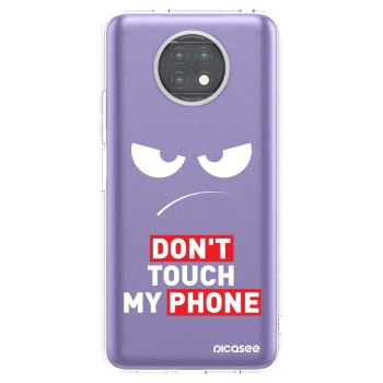 Picasee átlátszó szilikon tok az alábbi mobiltelefonokra Xiaomi Redmi Note 9T - Angry Eyes - Transparent