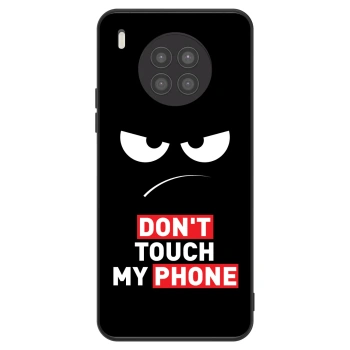 Szilikon tok erre a típusra Huawei Nova 8i - Angry Eyes - Transparent