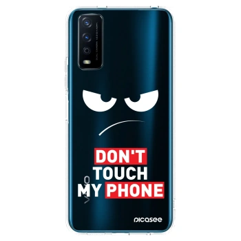 Picasee átlátszó szilikon tok az alábbi mobiltelefonokra Vivo Y11s - Angry Eyes - Transparent