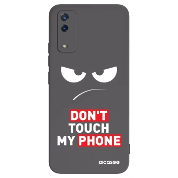 Picasee fekete szilikon tok az alábbi mobiltelefonokra Vivo Y11s - Angry Eyes - Transparent
