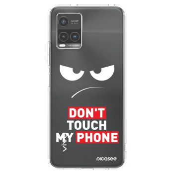 Picasee átlátszó szilikon tok az alábbi mobiltelefonokra Vivo Y33s - Angry Eyes - Transparent