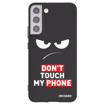 Picasee fekete szilikon tok az alábbi mobiltelefonokra Samsung Galaxy S22+ 5G - Angry Eyes - Transparent