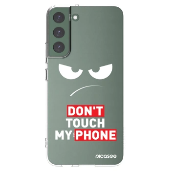Picasee átlátszó szilikon tok az alábbi mobiltelefonokra Samsung Galaxy S22+ 5G - Angry Eyes - Transparent