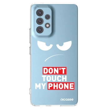Picasee átlátszó szilikon tok az alábbi mobiltelefonokra Samsung Galaxy A53 5G A536 - Angry Eyes - Transparent