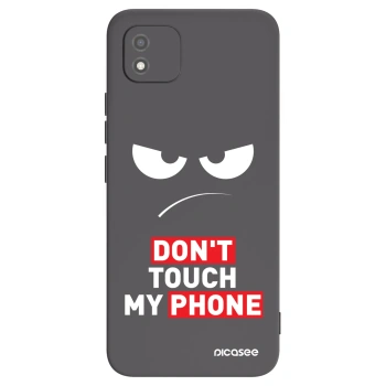 Picasee fekete szilikon tok az alábbi mobiltelefonokra Realme C11 (2021) - Angry Eyes - Transparent