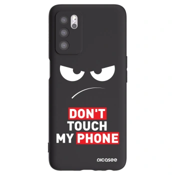 Picasee fekete szilikon tok az alábbi mobiltelefonokra OPPO A16 - Angry Eyes - Transparent