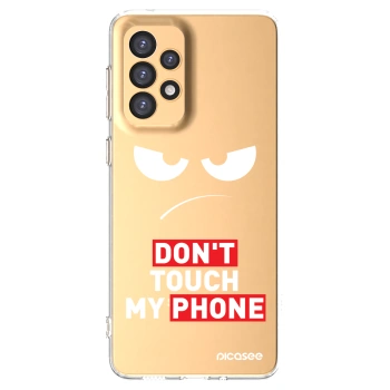 Picasee átlátszó szilikon tok az alábbi mobiltelefonokra Samsung Galaxy A33 5G A336 - Angry Eyes - Transparent
