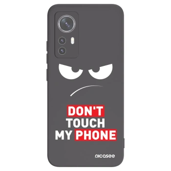 Picasee fekete szilikon tok az alábbi mobiltelefonokra Xiaomi 12X - Angry Eyes - Transparent