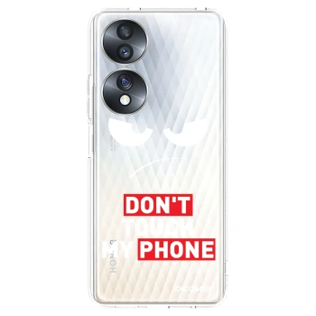 Picasee átlátszó szilikon tok az alábbi mobiltelefonokra Honor 70 - Angry Eyes - Transparent