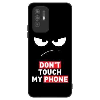 Szilikon tok erre a típusra OPPO A94 5G - Angry Eyes - Transparent