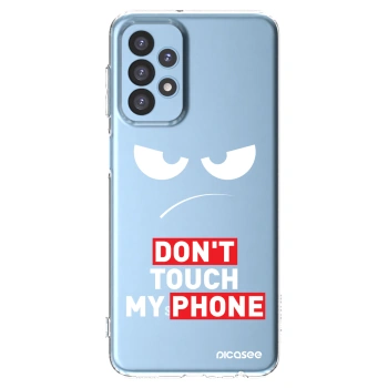 Picasee átlátszó szilikon tok az alábbi mobiltelefonokra Samsung Galaxy A23 A235F 4G - Angry Eyes - Transparent