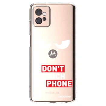 Picasee átlátszó szilikon tok az alábbi mobiltelefonokra Motorola Moto G32 - Angry Eyes - Transparent