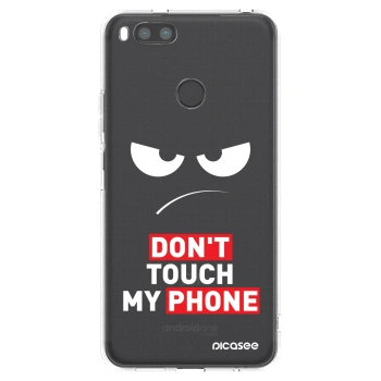 Picasee átlátszó szilikon tok az alábbi mobiltelefonokra Xiaomi Redmi A1 - Angry Eyes - Transparent