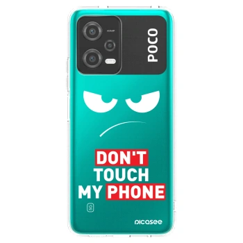 Picasee átlátszó szilikon tok az alábbi mobiltelefonokra Xiaomi Poco X5 - Angry Eyes - Transparent