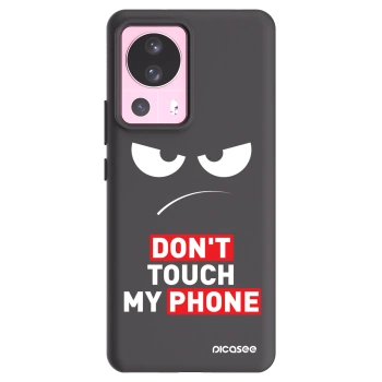Picasee fekete szilikon tok az alábbi mobiltelefonokra Xiaomi 13 Lite - Angry Eyes - Transparent