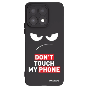 Picasee fekete szilikon tok az alábbi mobiltelefonokra Honor X8a - Angry Eyes - Transparent