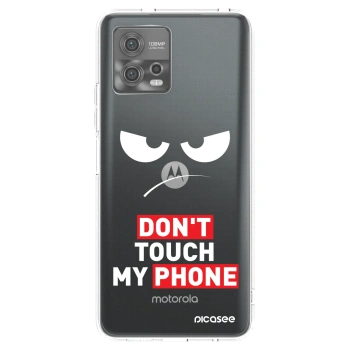 Picasee átlátszó szilikon tok az alábbi mobiltelefonokra Motorola Moto G72 - Angry Eyes - Transparent